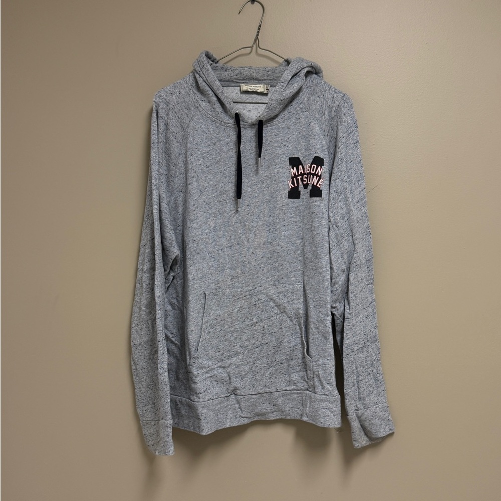 MAISON KITSUNE Gray Sweatshirt Classic Pullover Style